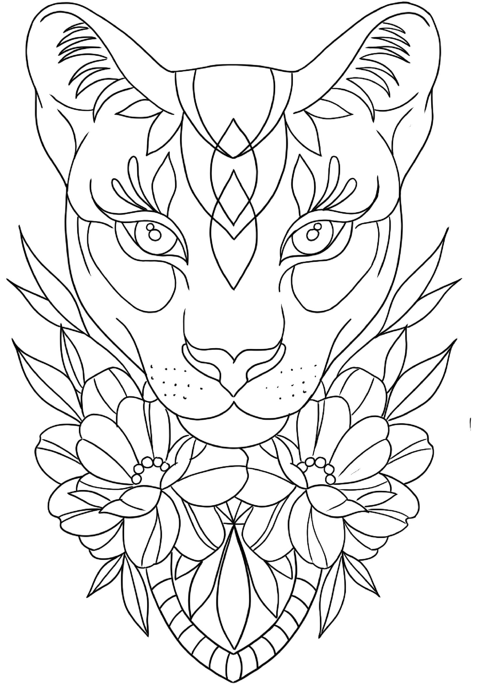 Printable Outline Tattoo Stencil Designs