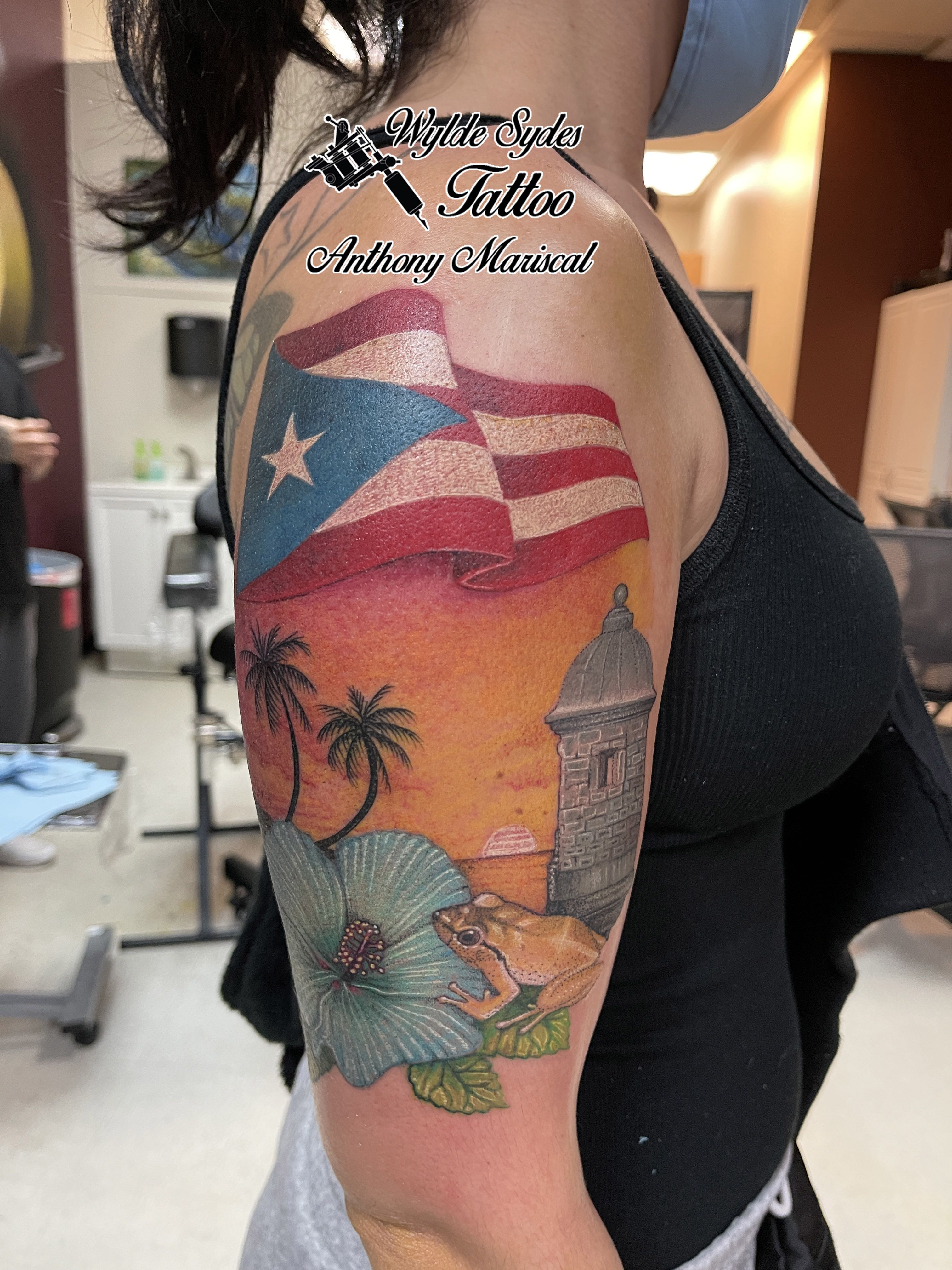 Puerto Rican Tattoo I Just Got I Love It Puerto Rico Tattoo