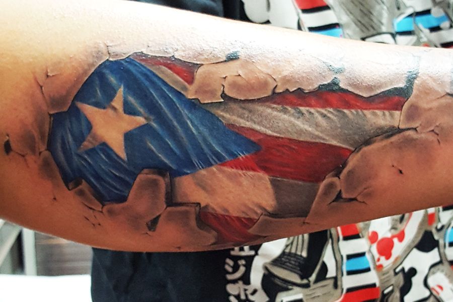 Puerto Rico Flag American Flag Tattoo Cuban Tattoos Puerto Rico Tattoo