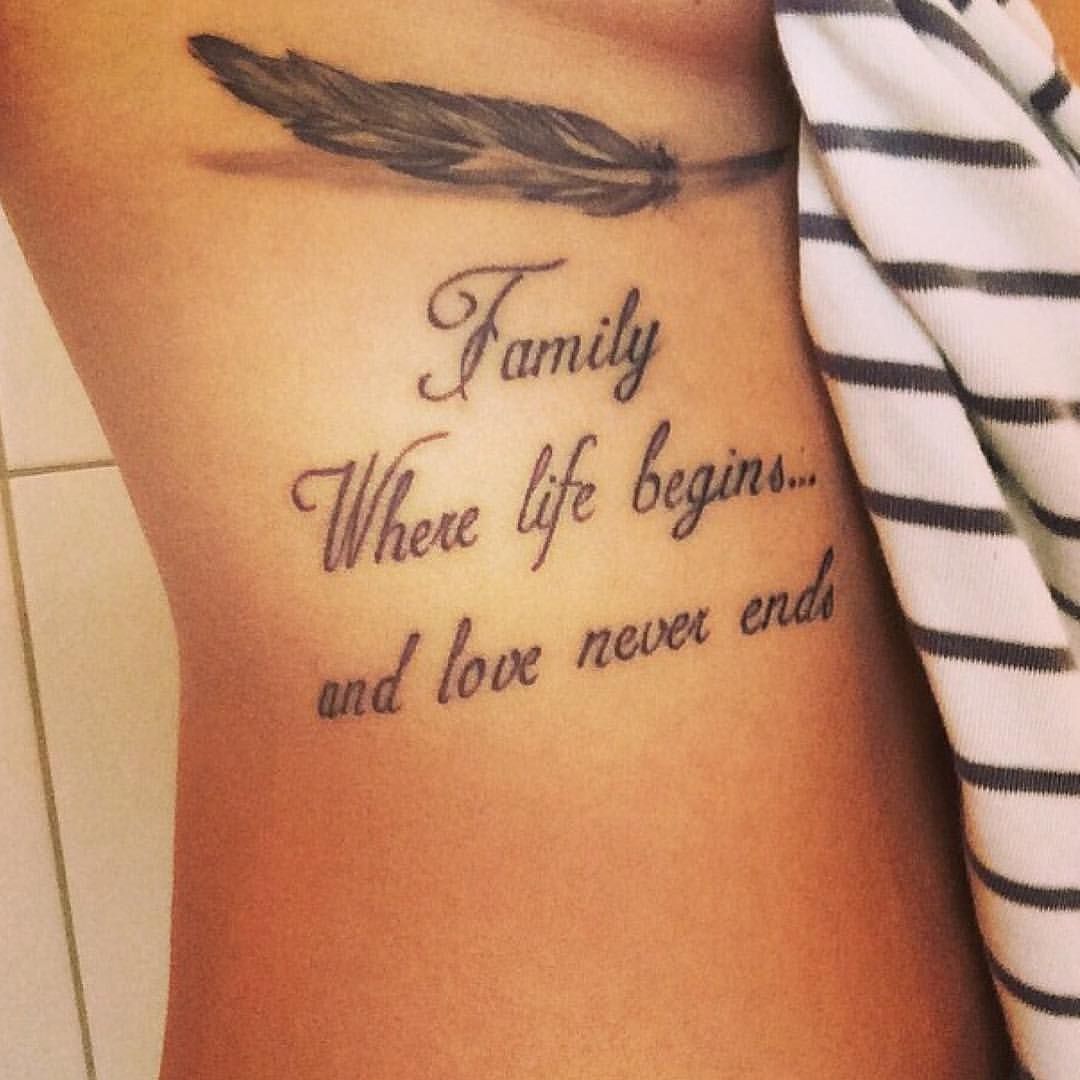 20 Meaningful Quotes for Family Tattoos Inspiration