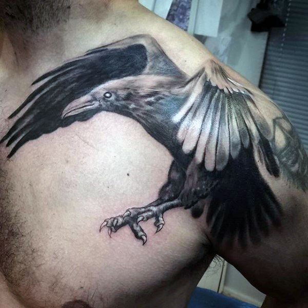 Raven Tattoos For Men Ideas And Inspiration For Guys