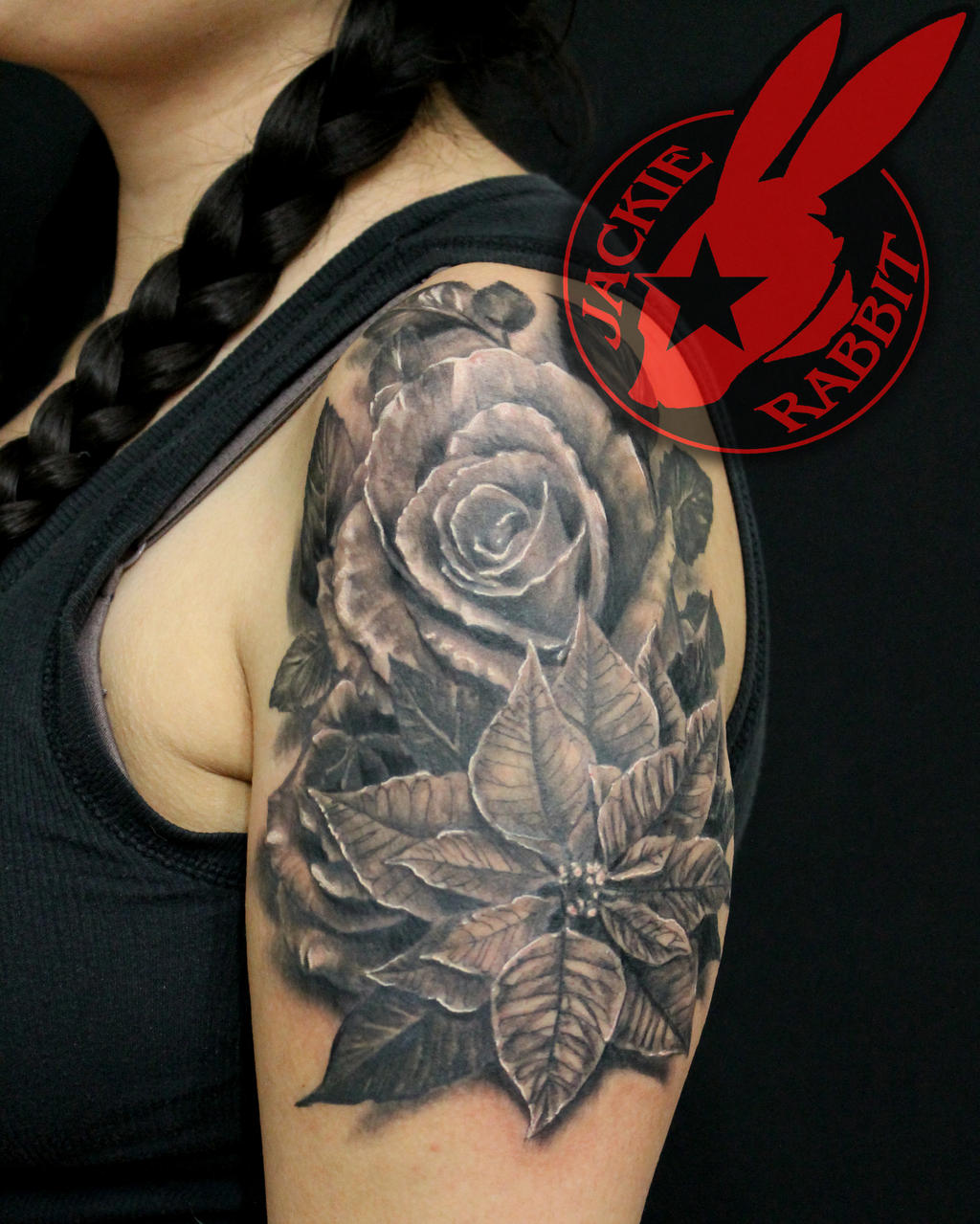 Realistic Hip Flower Tattoo By Jackie Rabbit By Jackierabbit12 On