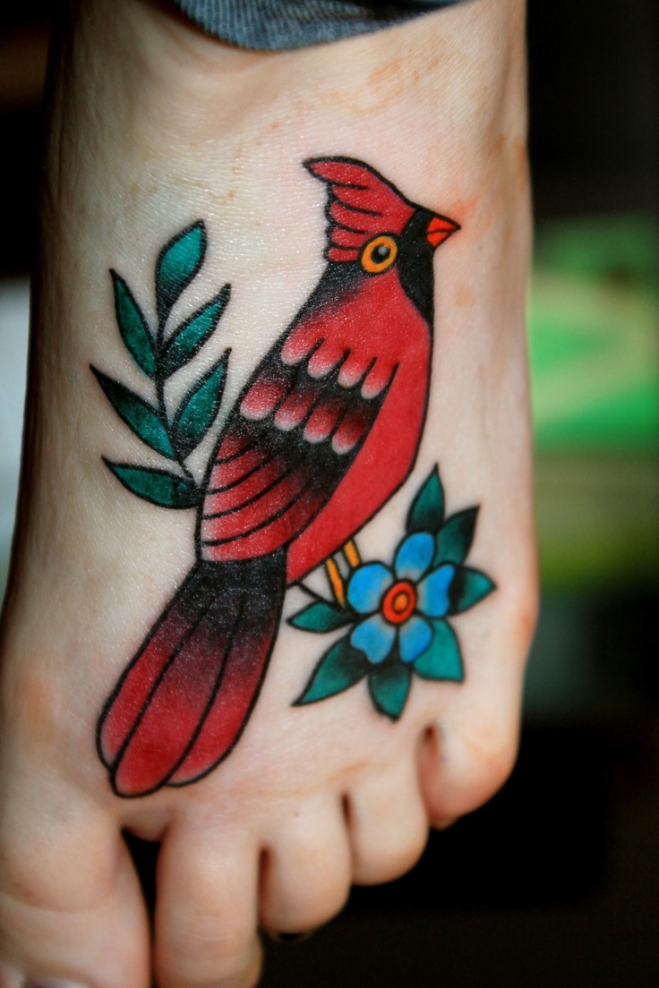 Red Bird Tattoo