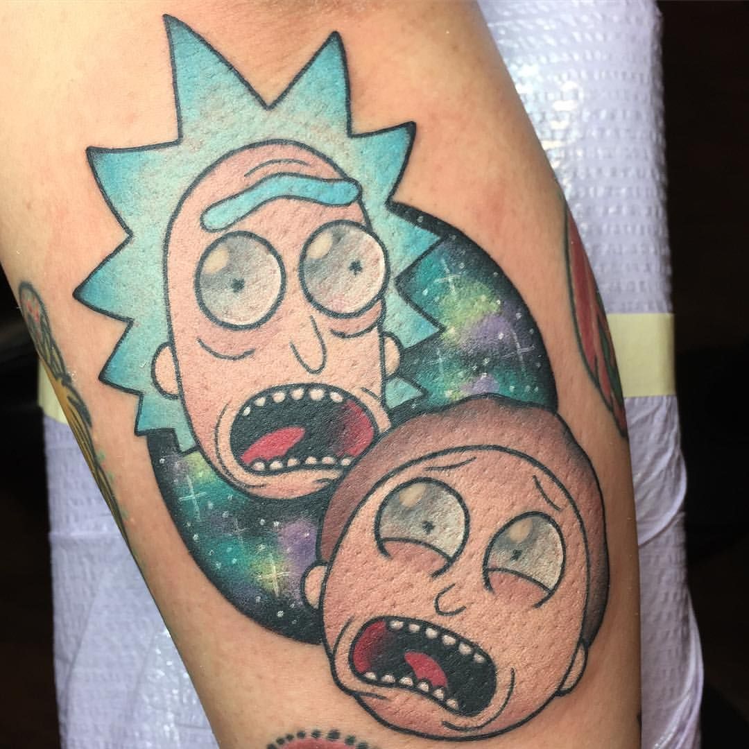 Rick And Morty Tattoo By Maggie Sun Chronic Ink Toronto On Canada