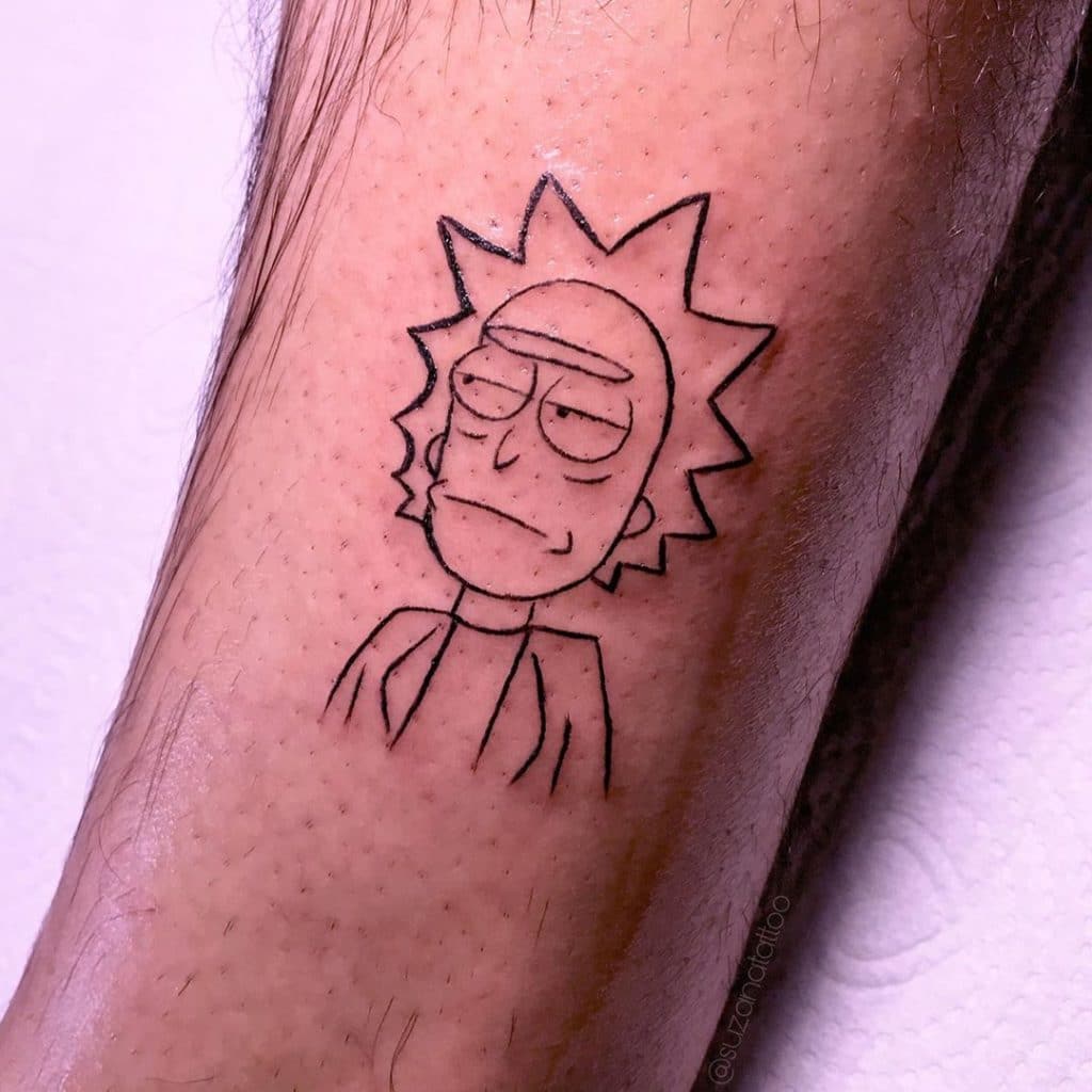 7 Stunning Rick and Morty Tattoo Designs