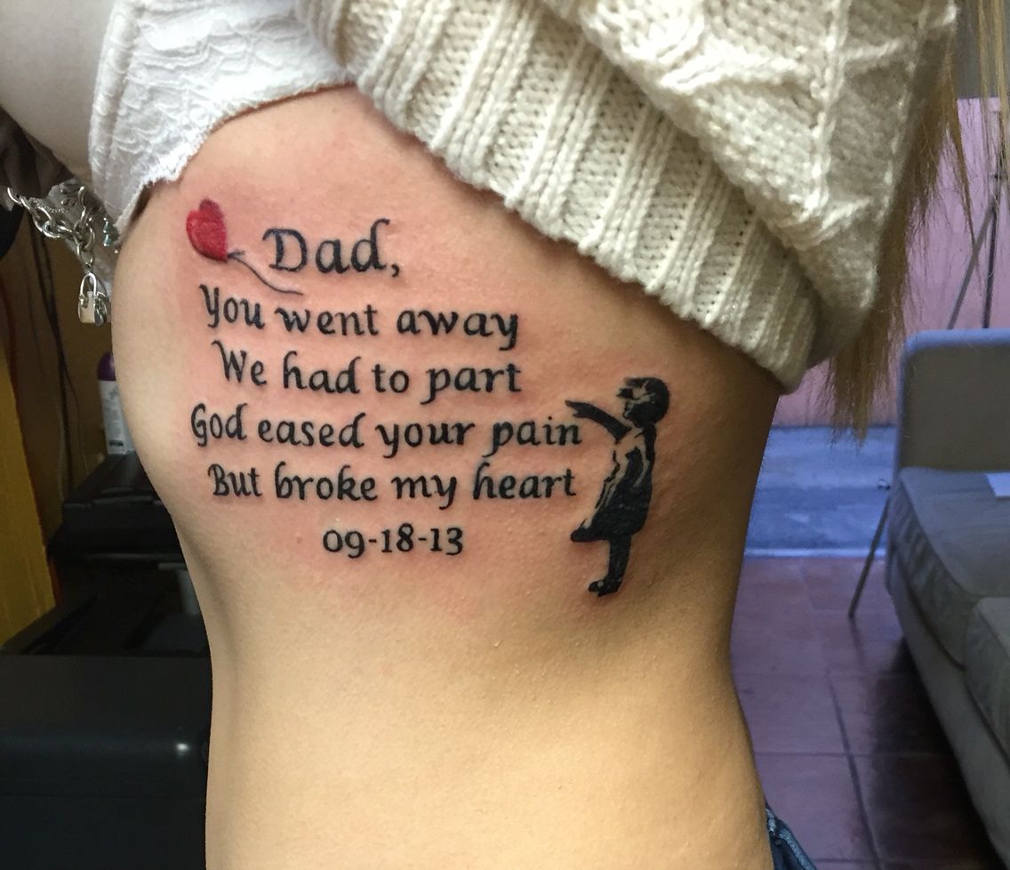 Rip Dad Quotes From Daughter Tattoos