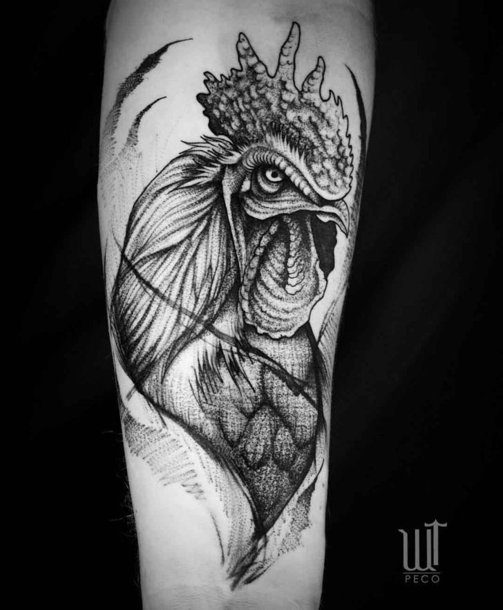 Rooster Tattoo On Arm Best Tattoo Ideas Gallery