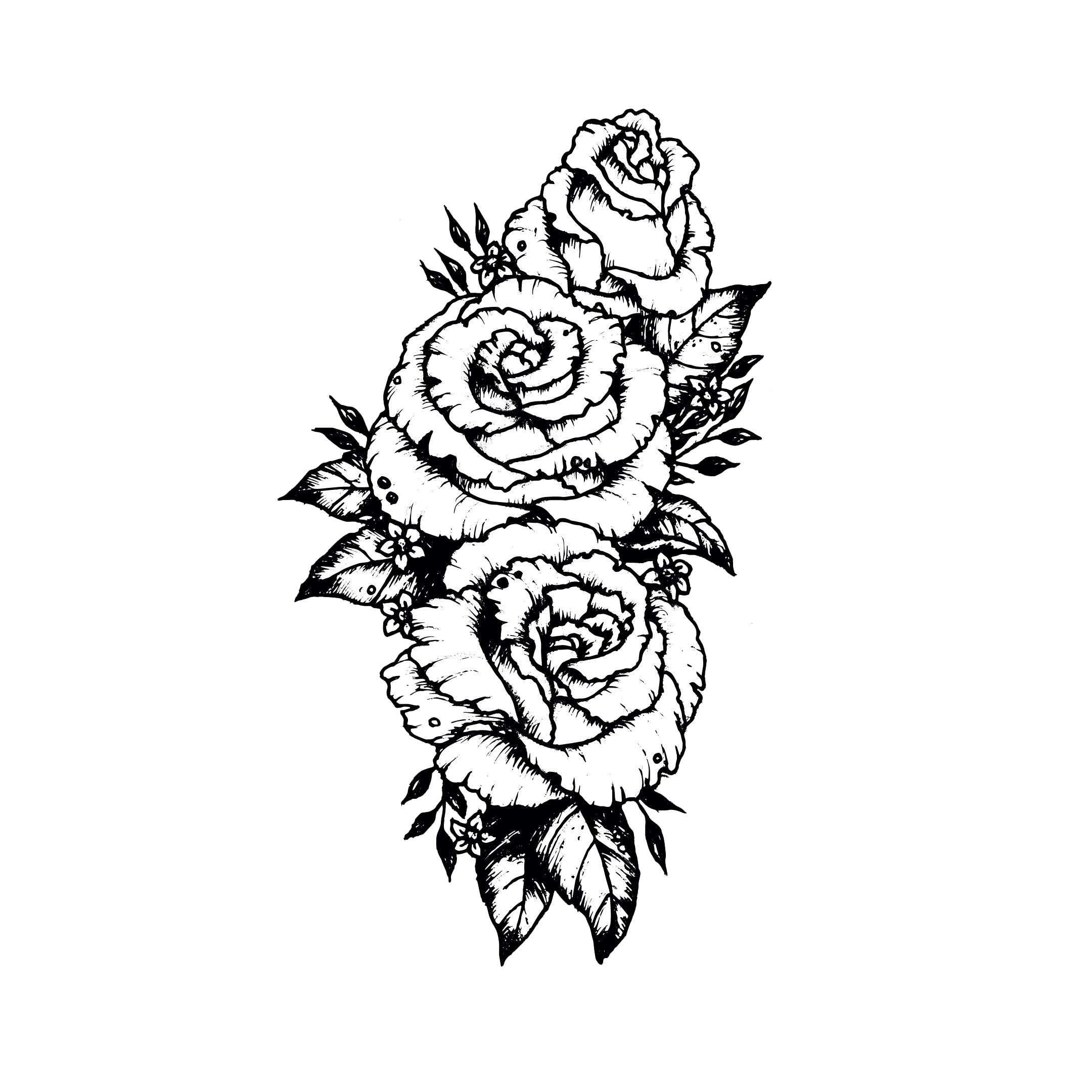 Rose Tattoo Png Transparent Images