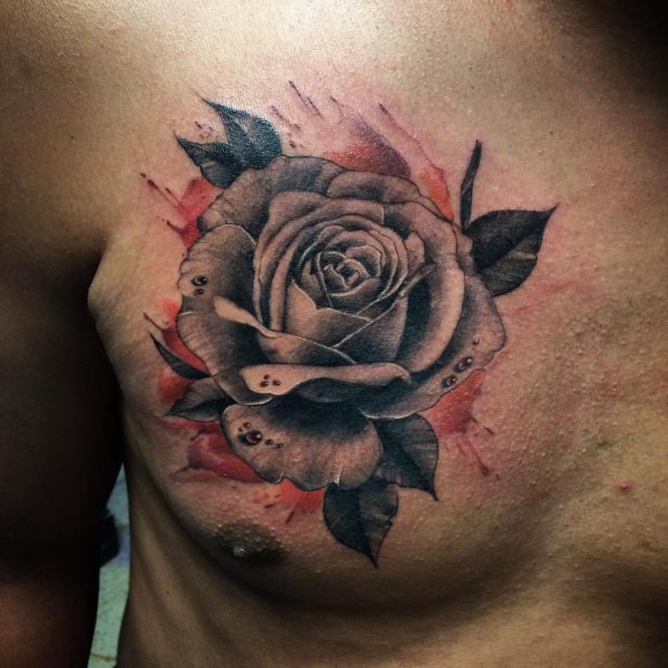 Rose Tattoos For Chest: Stunning Designs and Meanings