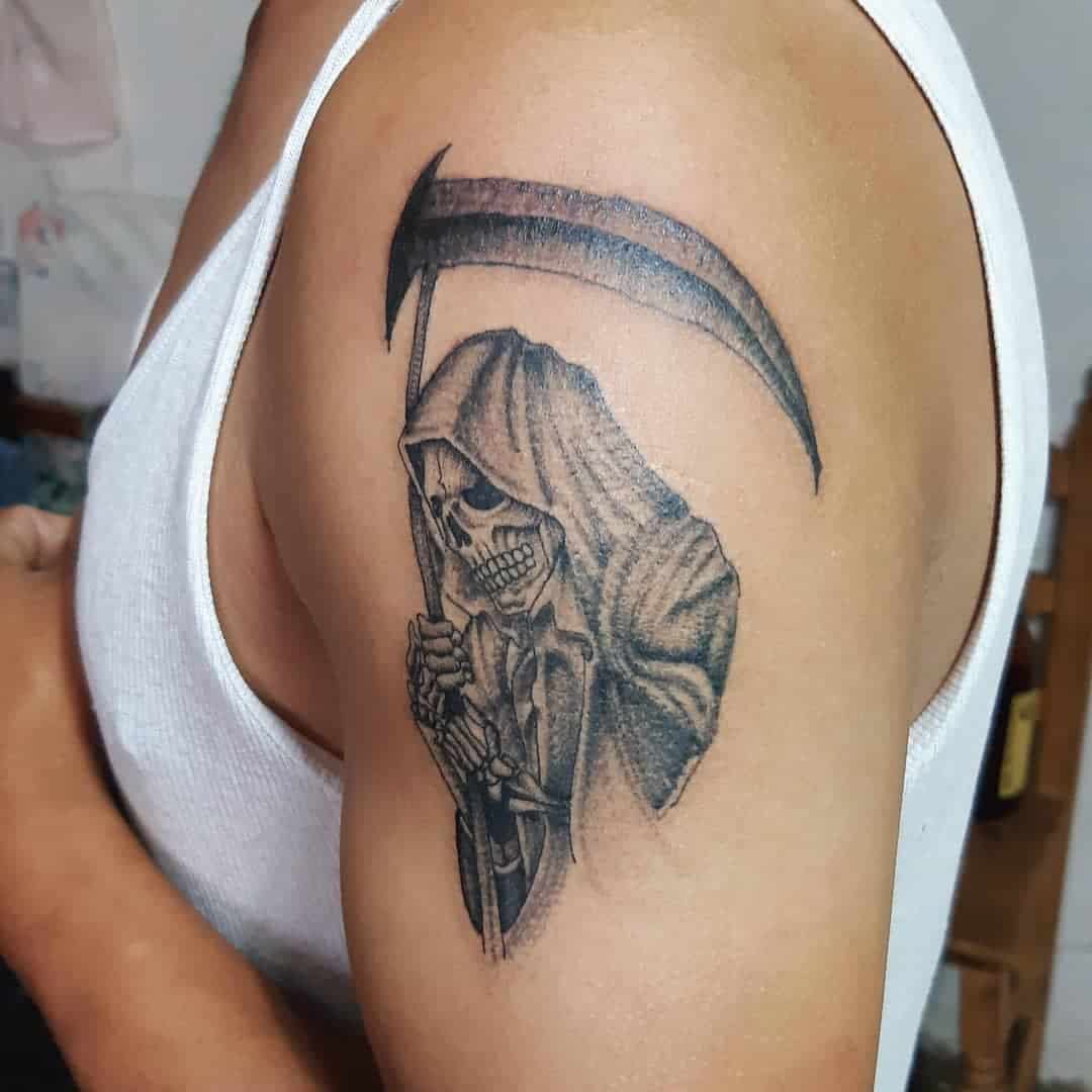 Santa Muerte Tattoo Ideas Celebrating The Holy Death