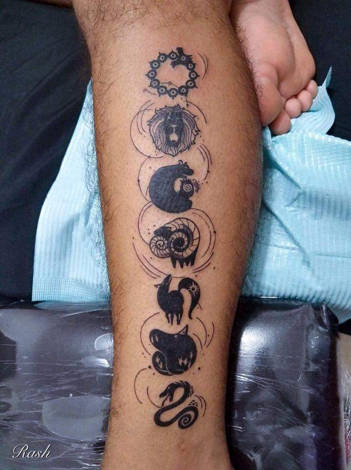 Seven Deadly Sins Tattoo Ideas Photos