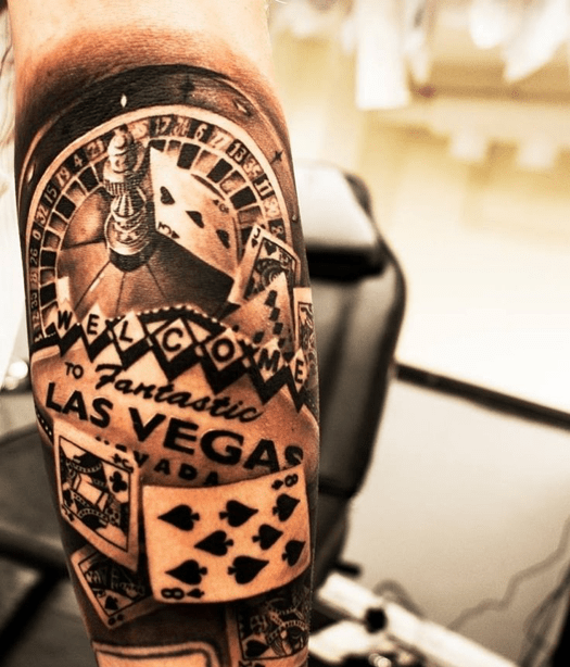 Share 69 Vegas Themed Tattoos Latest In Eteachers