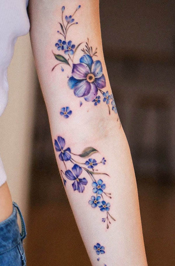 Share 74 February Birth Flower Tattoo Ideas Latest In Coedo Com Vn