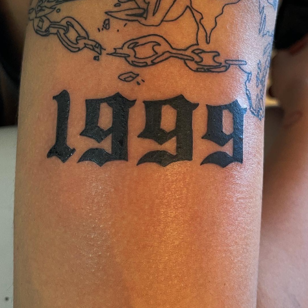 Share More Than 68 Old English 1999 Tattoo Latest In Cdgdbentre