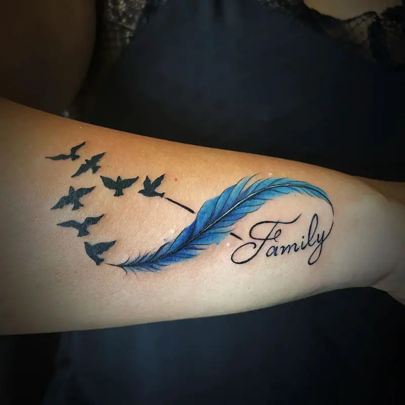 Share More Than 75 Infinity Tattoo With Family Latest In Cdgdbentre