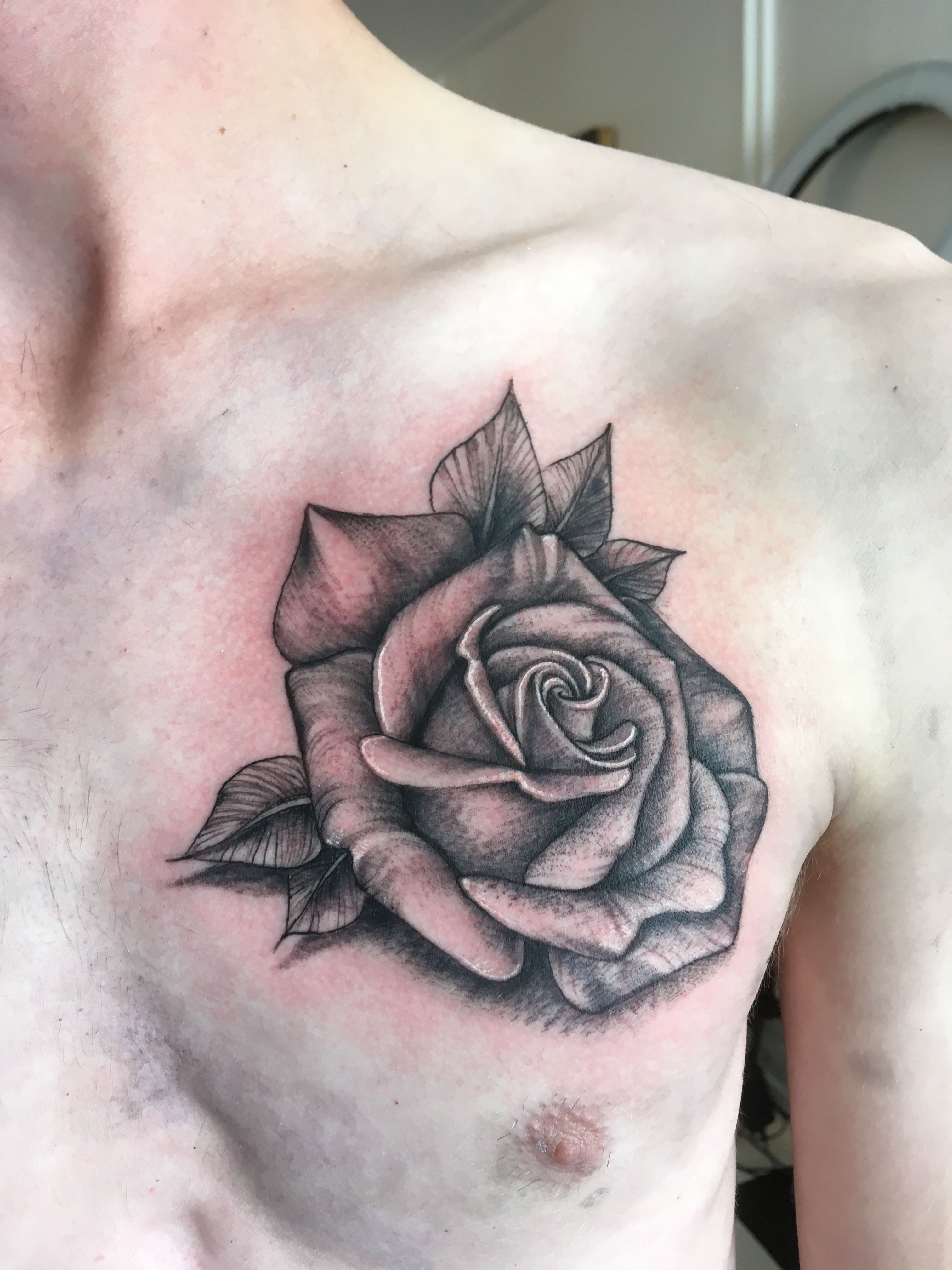 Share More Than 75 Rose Tattoos On Chest In Eteachers