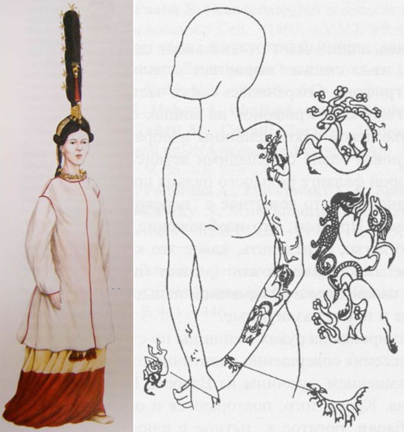 5 Mysterious Tattoos of the Siberian Ice Maiden Revealed