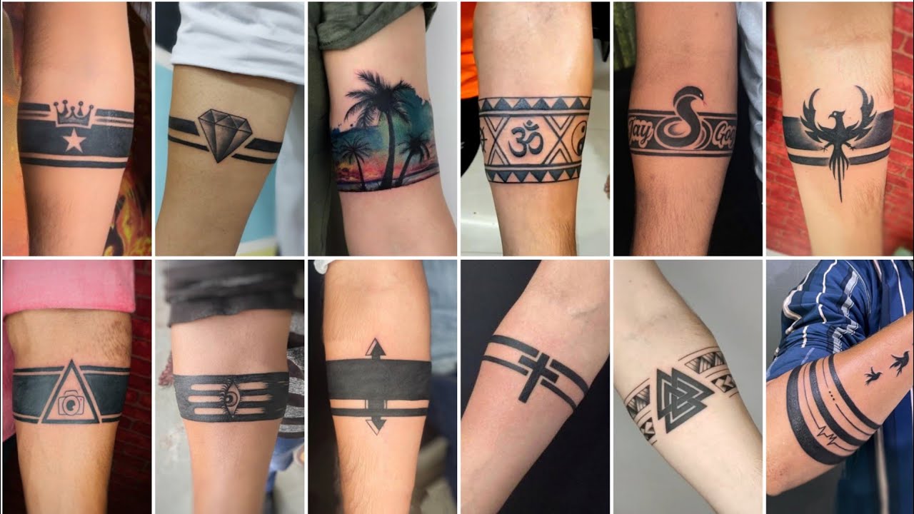 5 Stunning Simple Armband Tattoo Stencil Designs