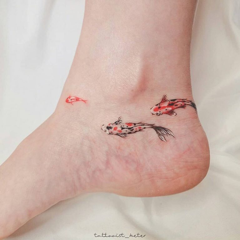 Simple Coy Fish Tattoo: Elegant and Meaningful Designs