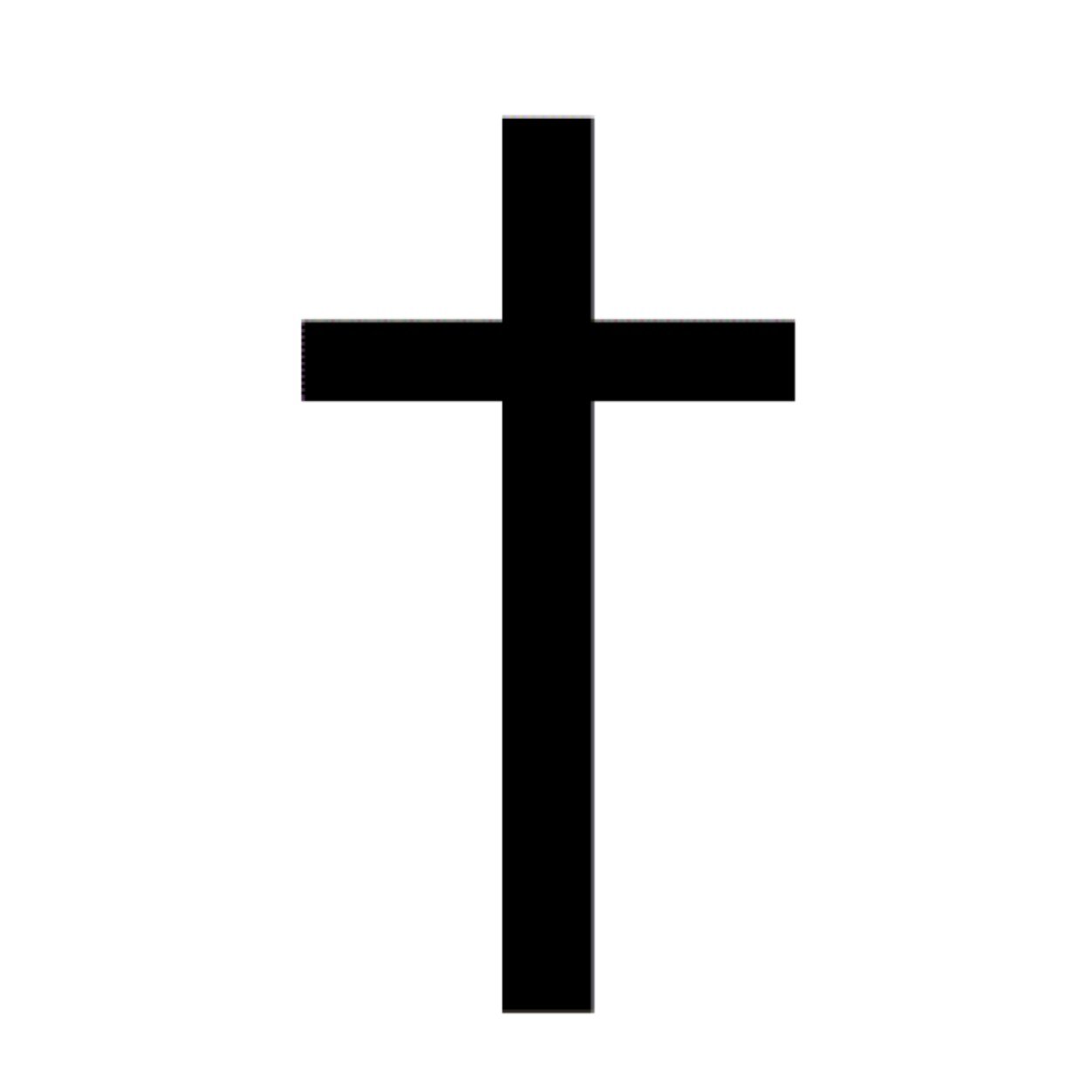 Simple Cross Tattoo Outlines