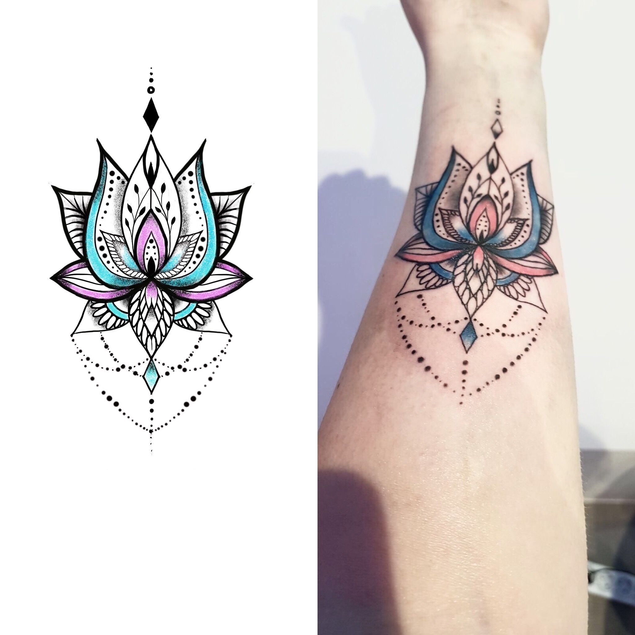 Simple Lotus Tattoo Lotus Tattoo Simple Mandala Tattoo