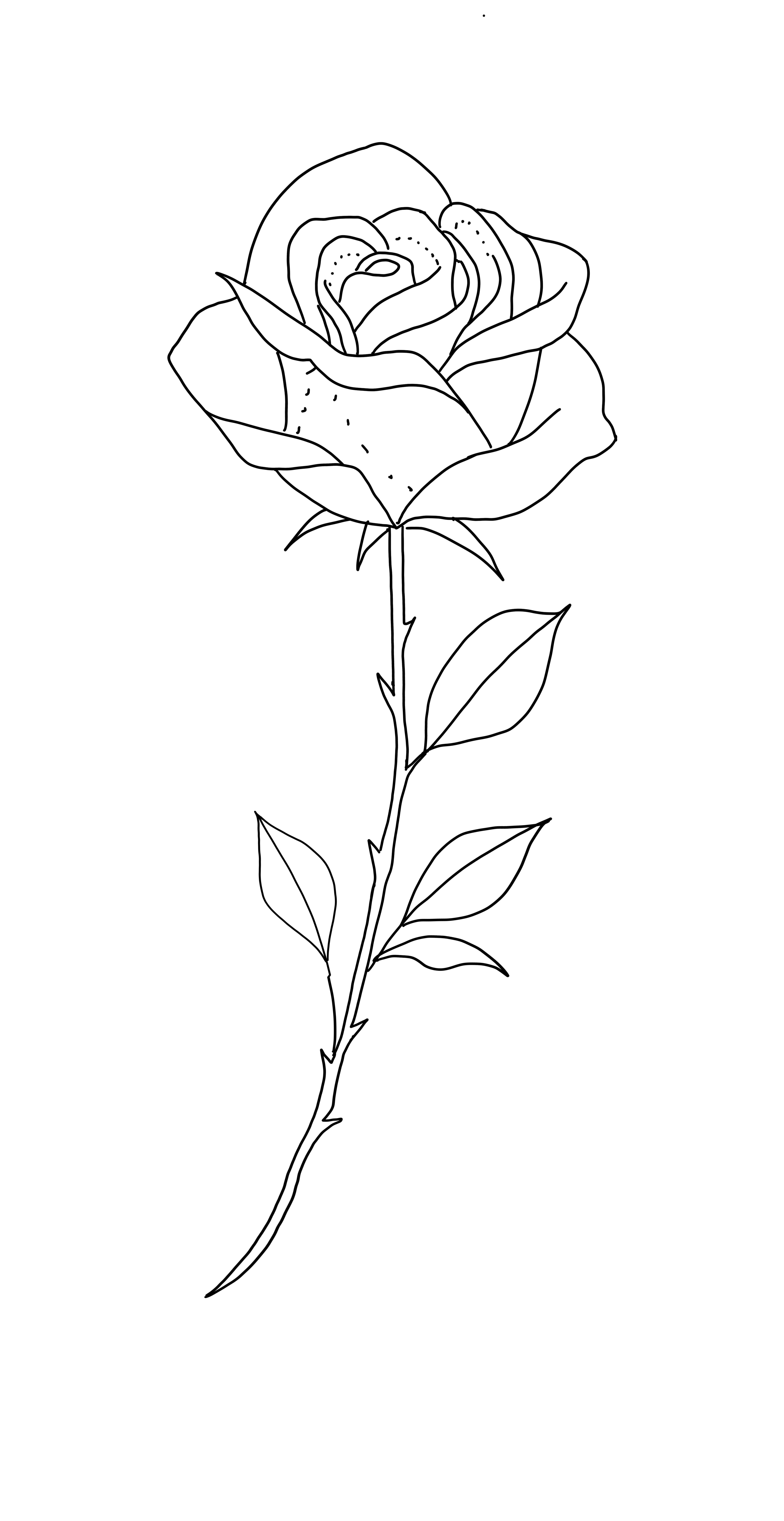 Simple Rose An Butterflies Tattoo Design Artistic Rose And