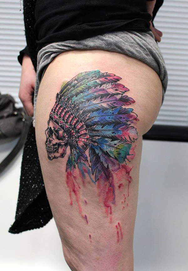 5 Skull Headdress Tattoo Designs That Define You