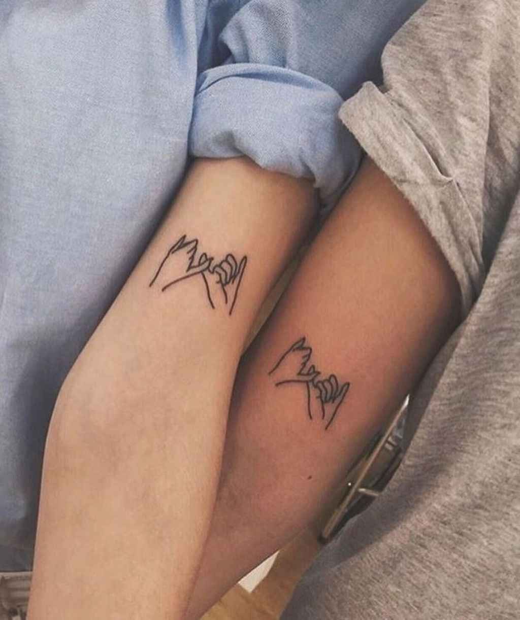 15 Cute Small Best Friend Tattoo Ideas