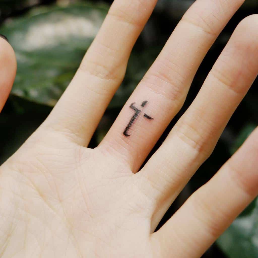 Small Cross Tattoo Designs On Hand Small Tattoo Ideas