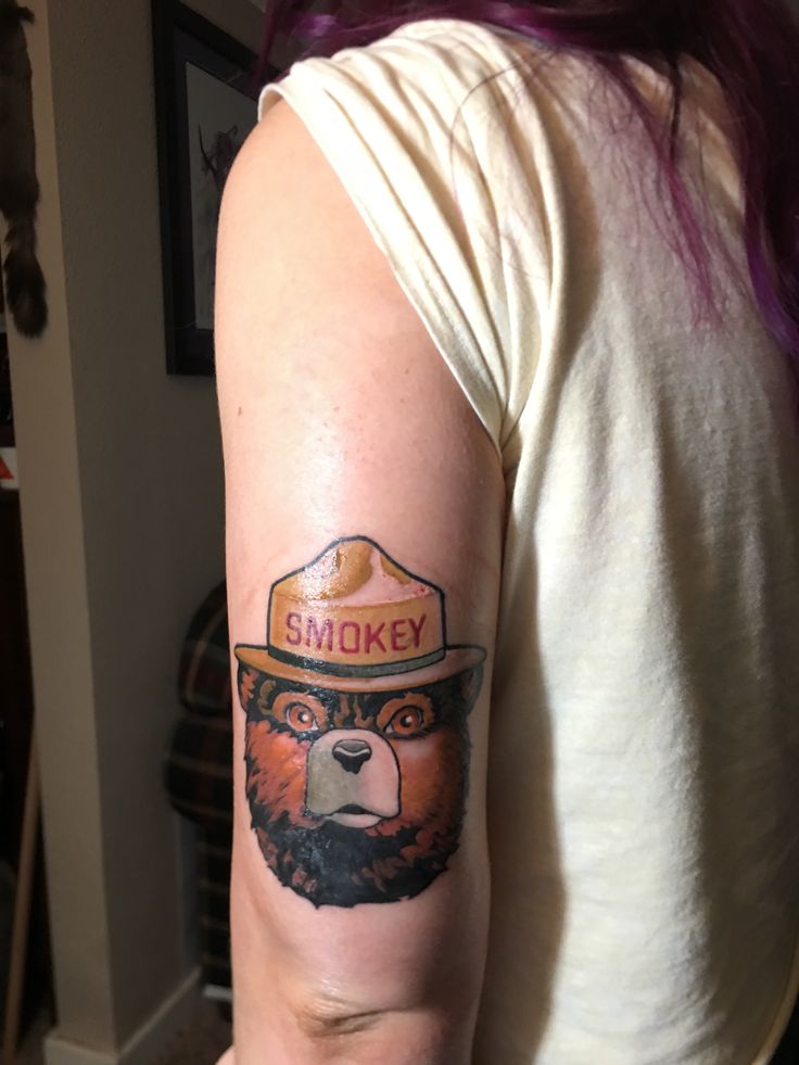 5 Stunning Smokey The Bear Tattoo Ideas to Inspire You