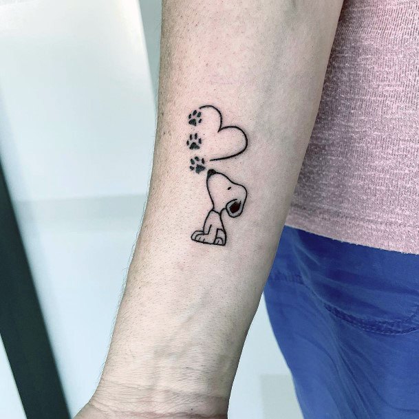 Snoopy Tattoo Designs Ideas And Meaning Tattoos For You