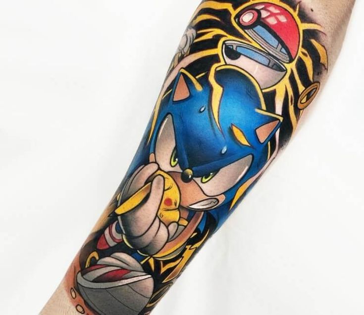 Sonic The Hedgehog Tattoo By Marc Durrant Photo 23335