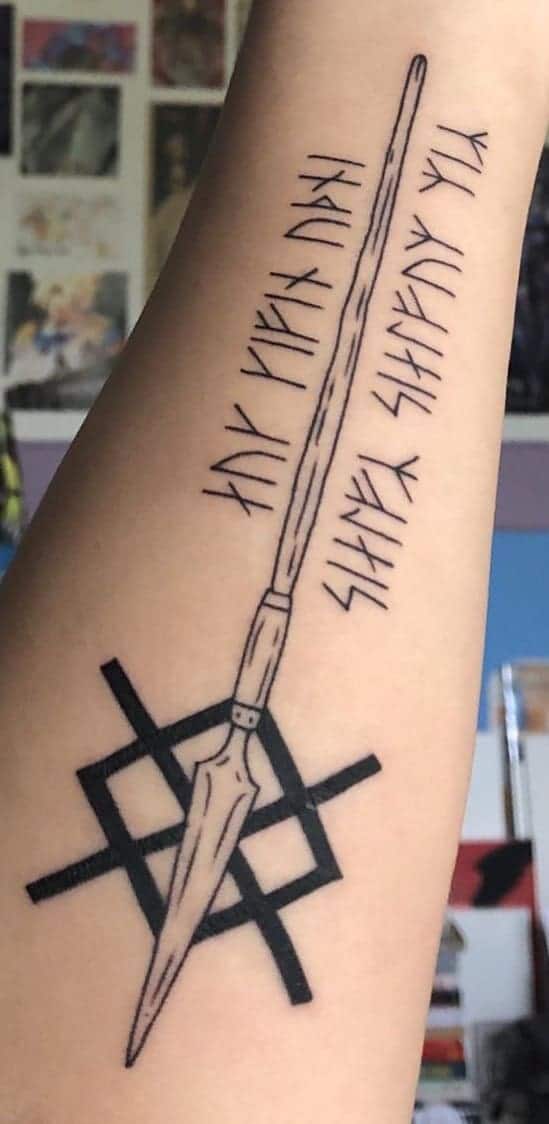 Spear Of Longinus Tatto Odin Tattoos Meanings Symbols Tattoo