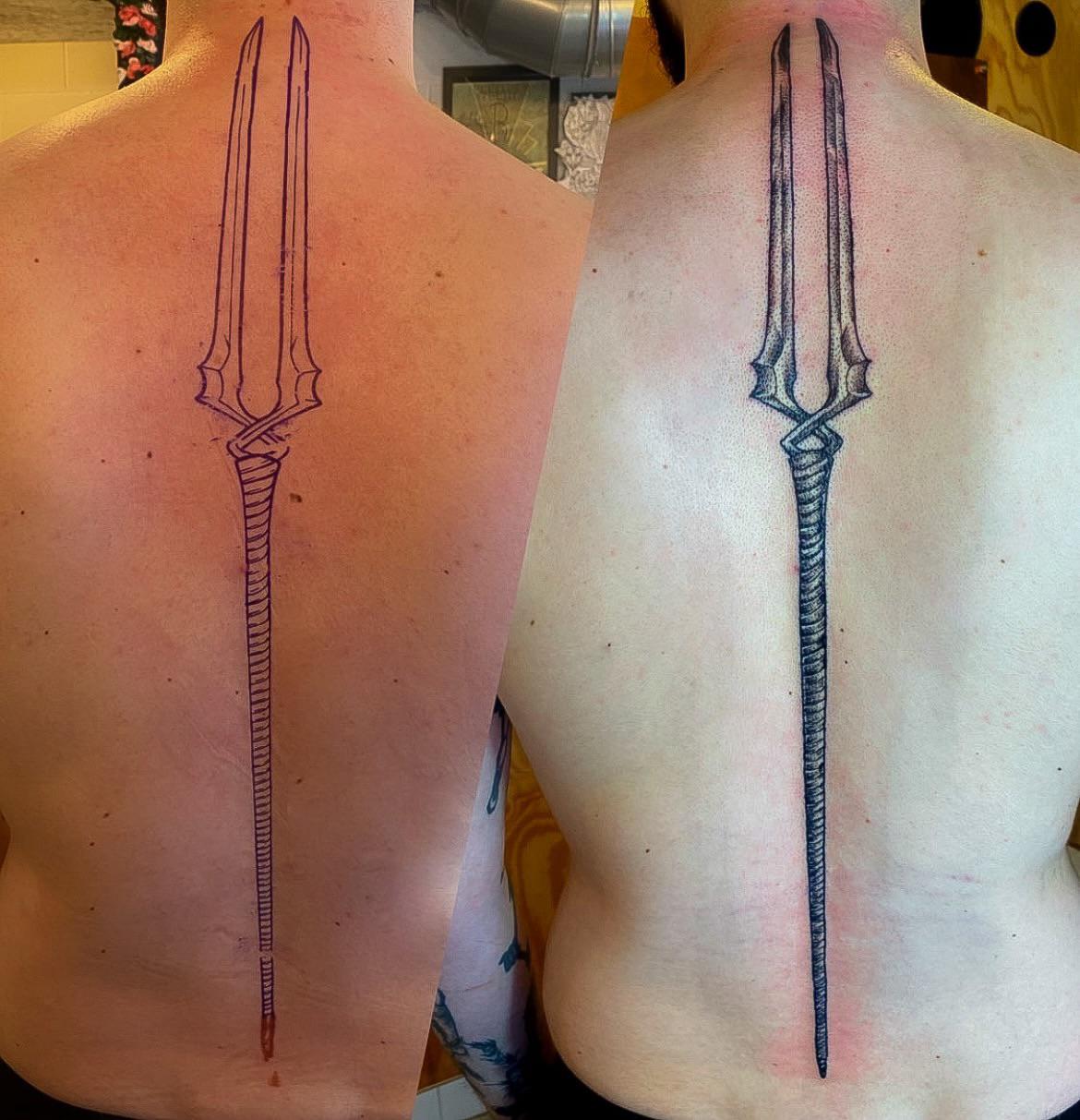 Spear Of Longinus Tattoo R Evangelion