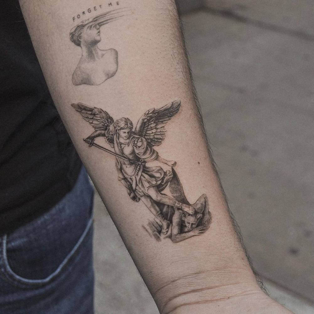 Small St Michael Tattoo Ideas for Powerful Symbolism