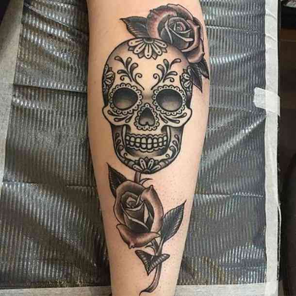 Sugar Skull Tattoo Inspiration Popsugar Latina Mexican Skull Tattoos