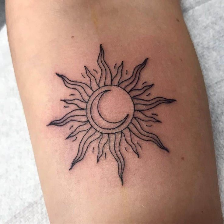 Sun And Moon Tattoos Meanings Ideas And Design Inspiration Artofit