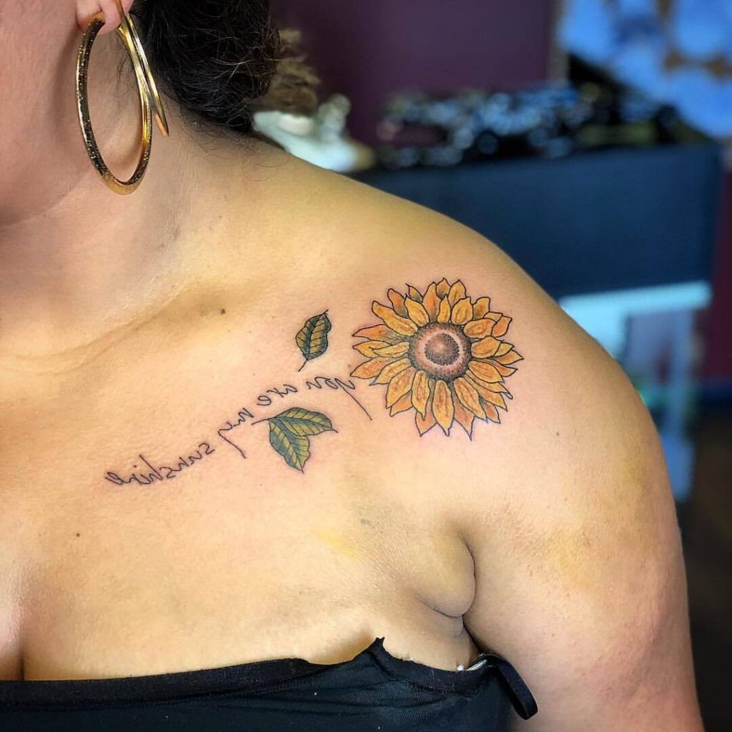 Sunflower Tattoo Ideas For The Summer Of 2021 Archziner Com