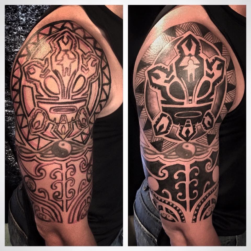 Taino Tattoo Sleeve