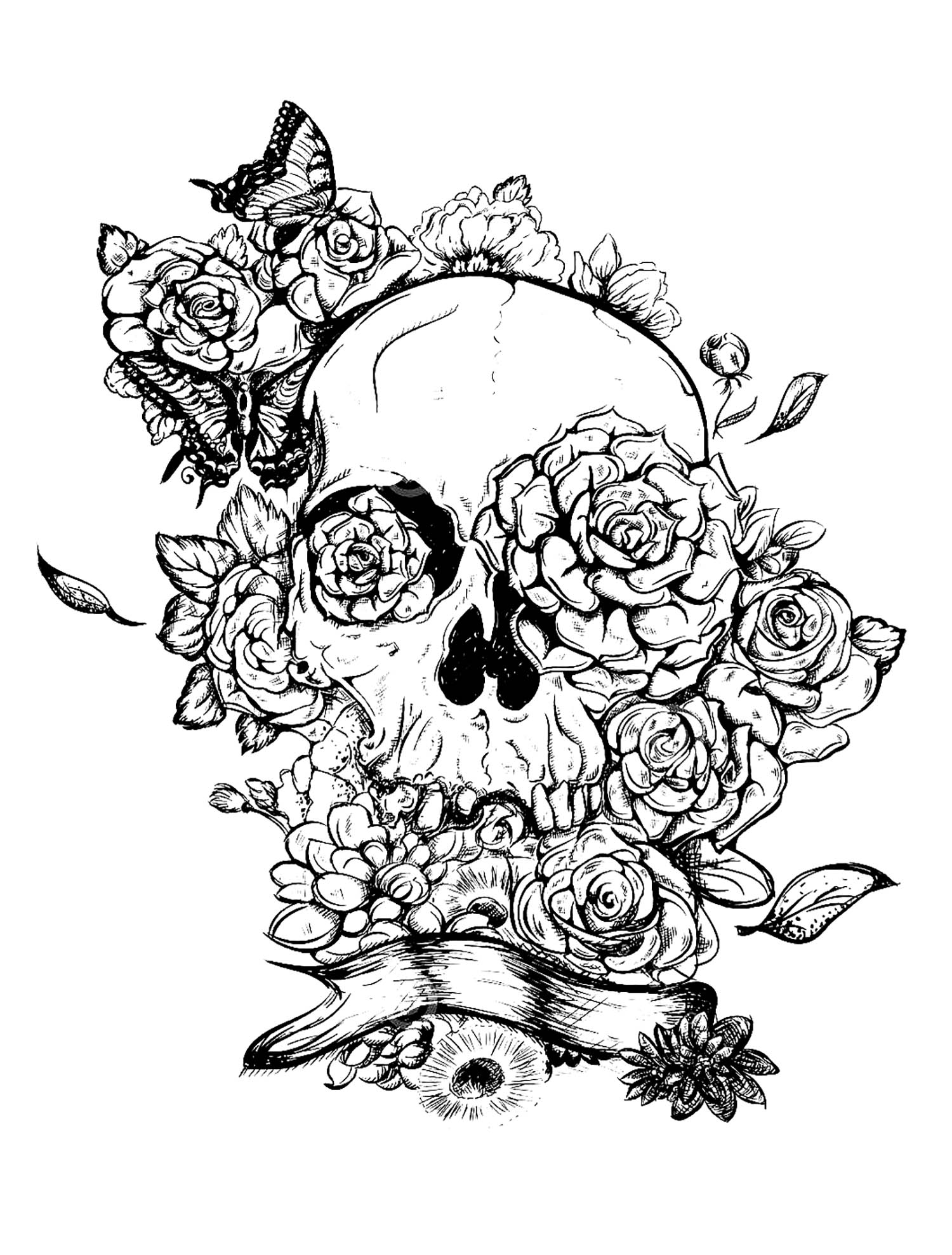 10 Free Tattoo Coloring Pages to Print