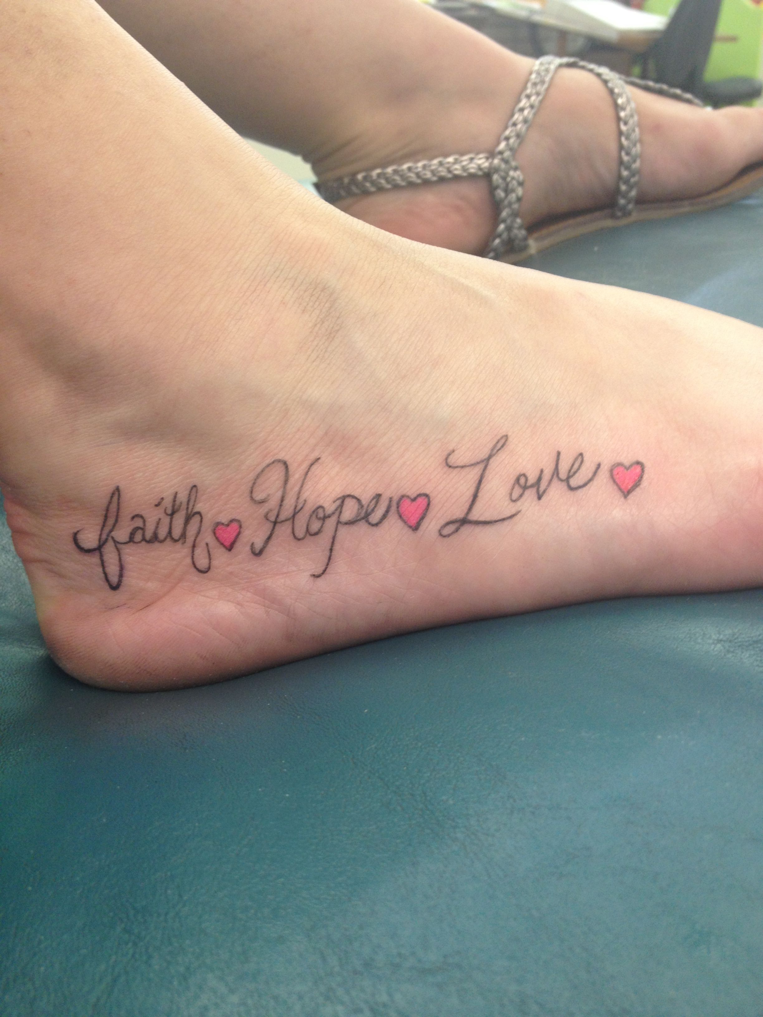 Tattoo Art Faith Foot Tattoos Tattoo Quotes Meaningful Tattoos