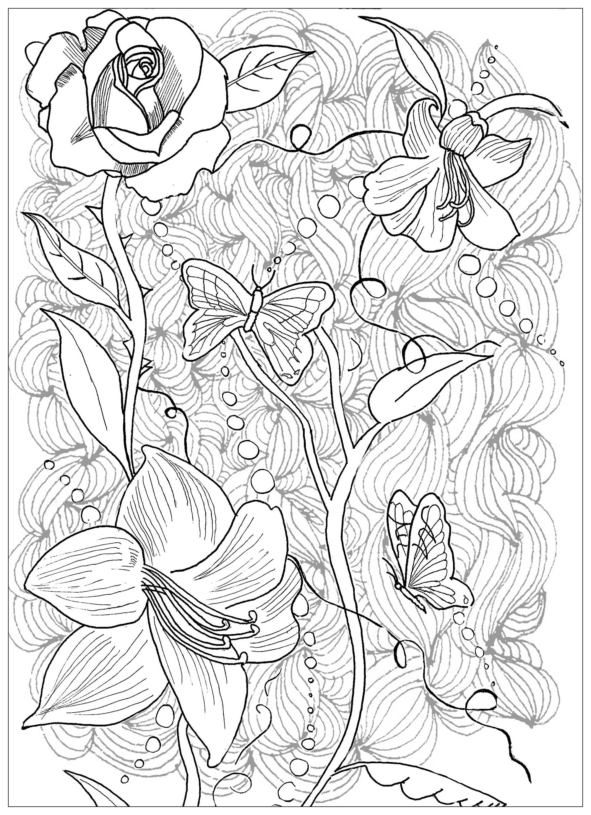 Tattoo Coloring Pages Free