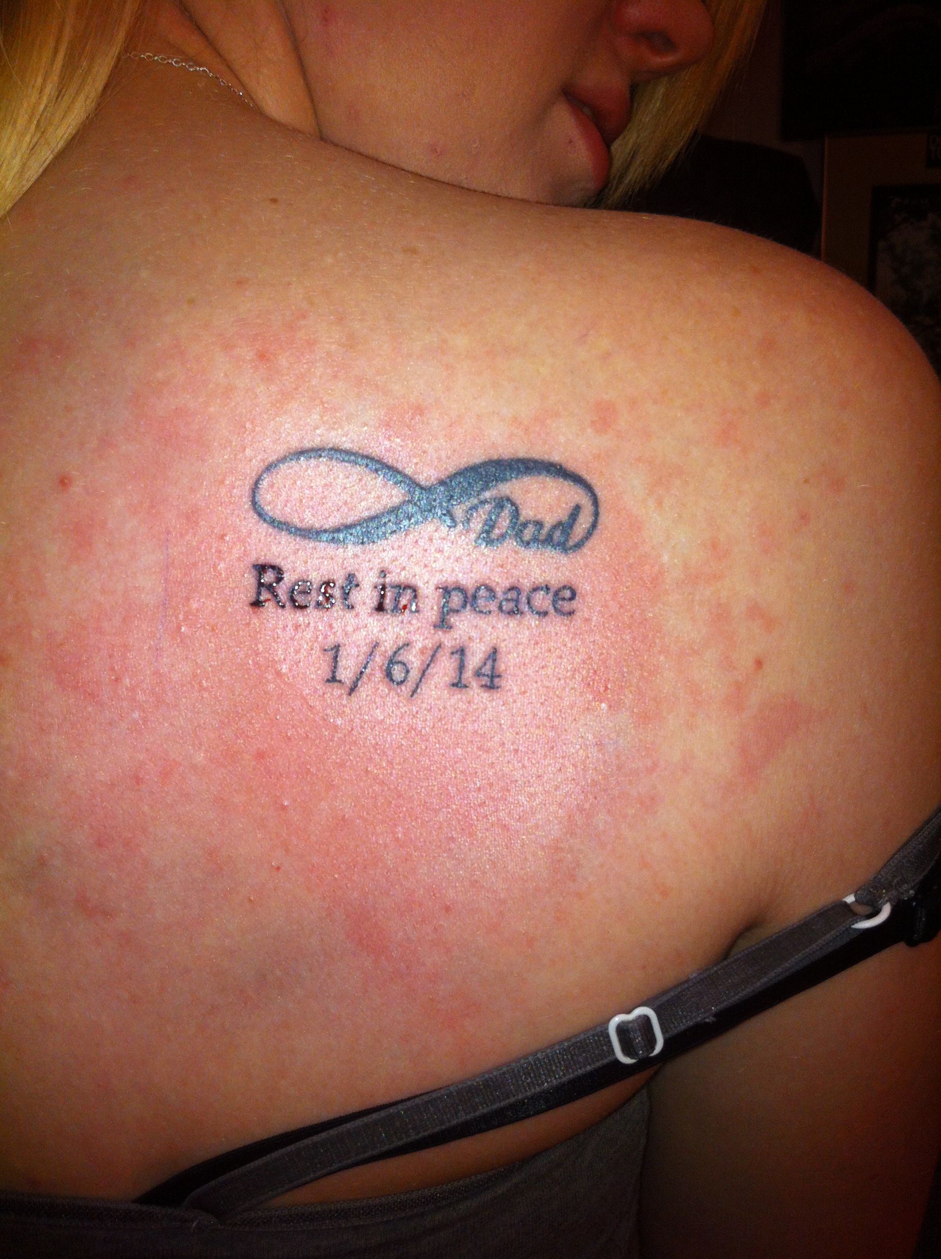 Tattoo Honoring Father Cute Tattoos Tattoos Infinity Tattoo