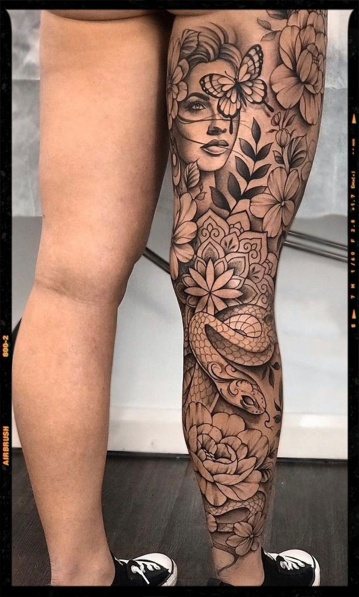 Tattoo Leg Tattoos Women Hip Tattoos Women Full Leg Tattoos