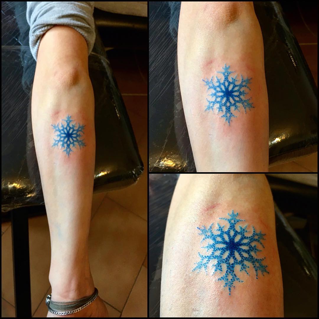 Tattoo Space Filling Ideas 75 Cute Snowflake Tattoo Ideas Express Yourself With Icy Little