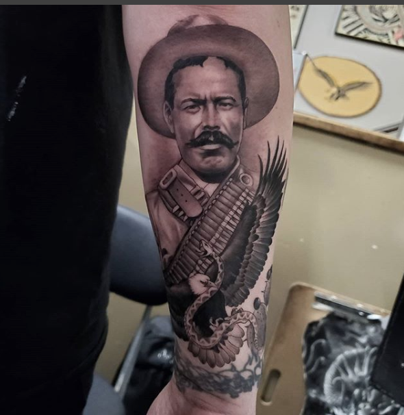 Tattoo Uploaded By Robert Davies Pancho Villa Tattoo By Carlos Fabra Panchovilla