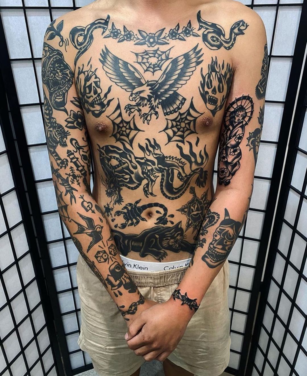 Tattooism On Instagram Full Torso And Arms By Bellahuntertattoo