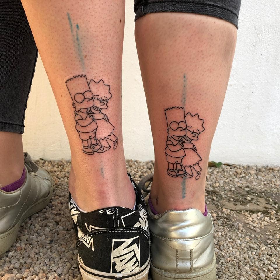 Matching Tattoos for Sibling Bond: Brother and Sister Designs