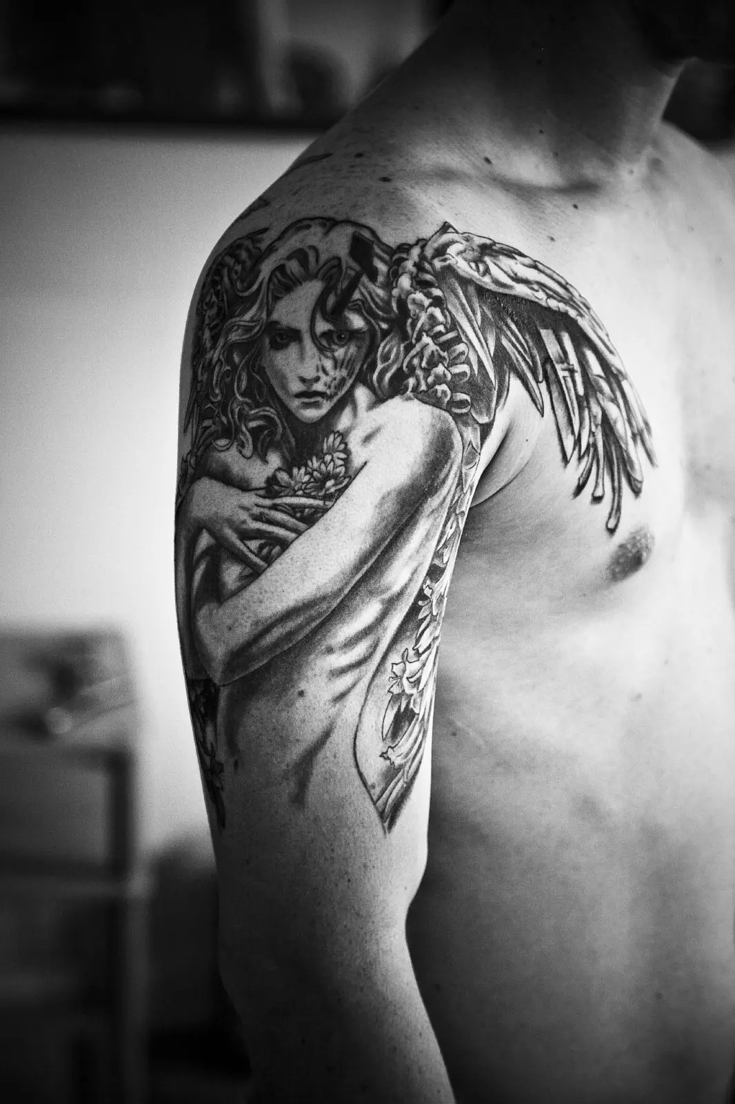 Tattoos For Man Angel Tattoos Designs