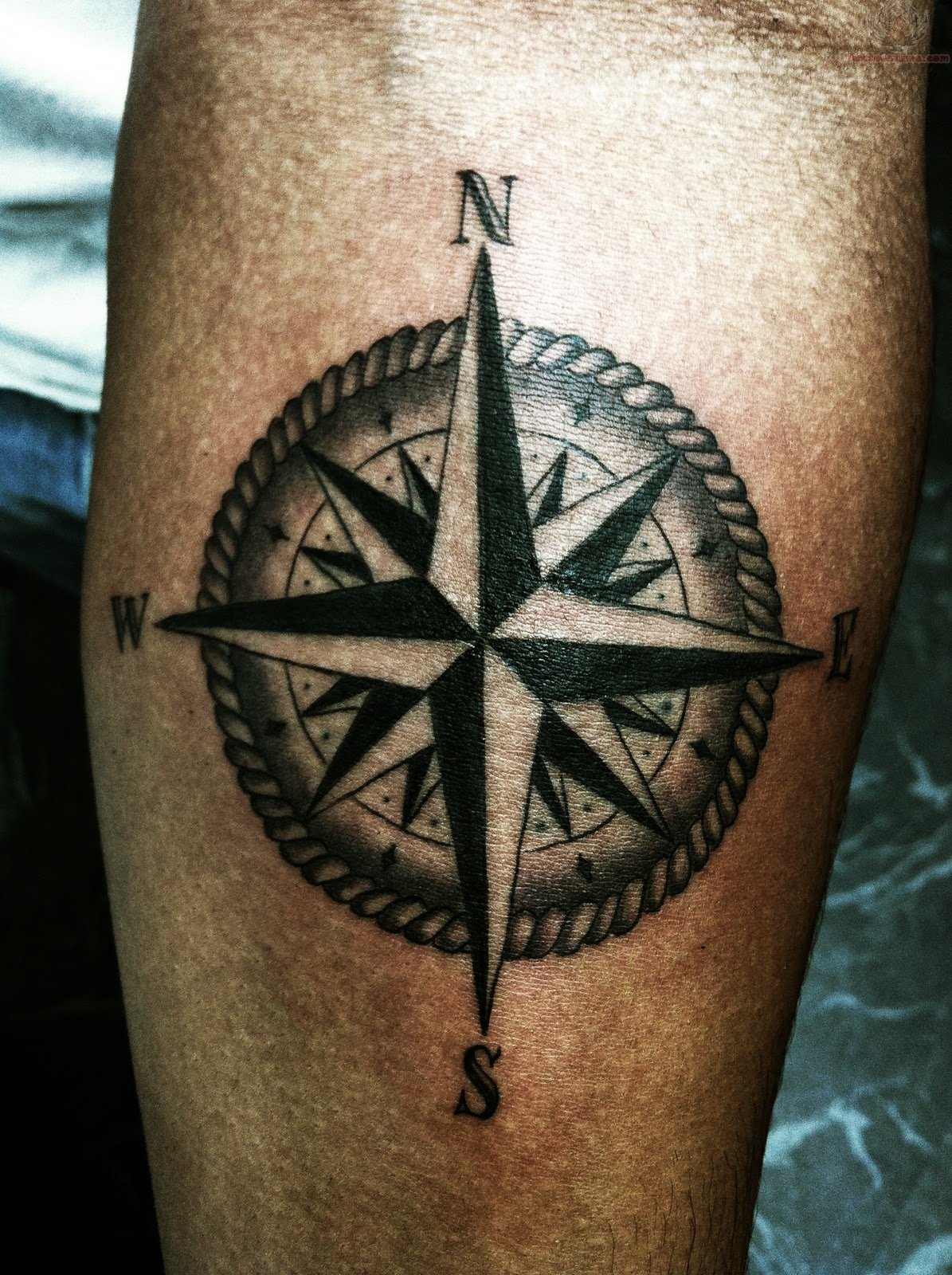 Nautical Compass Tattoos: Find Your True North Ink